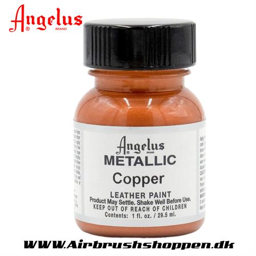 Copper - metallic kobber  ANGELUS LEATHER PAINT 29,5 ML  141
